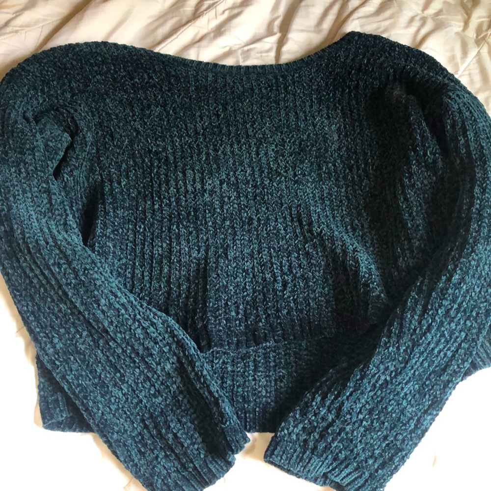 Textured, Cropped Aeropostale Sweater. Size xxl